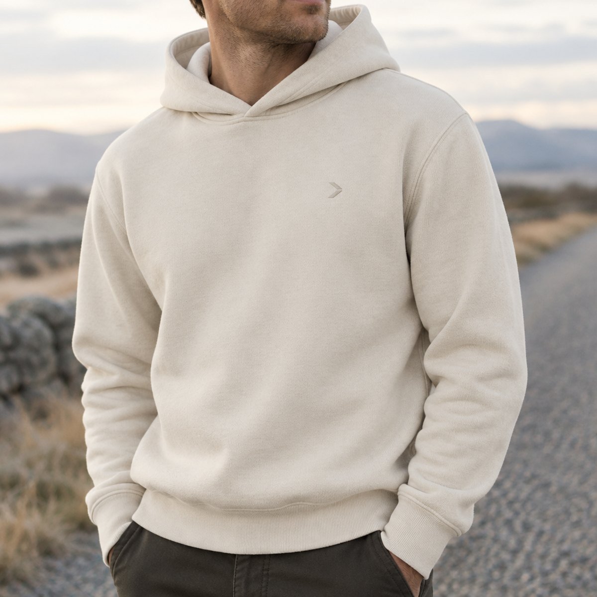 Fines Hoodie in Bone