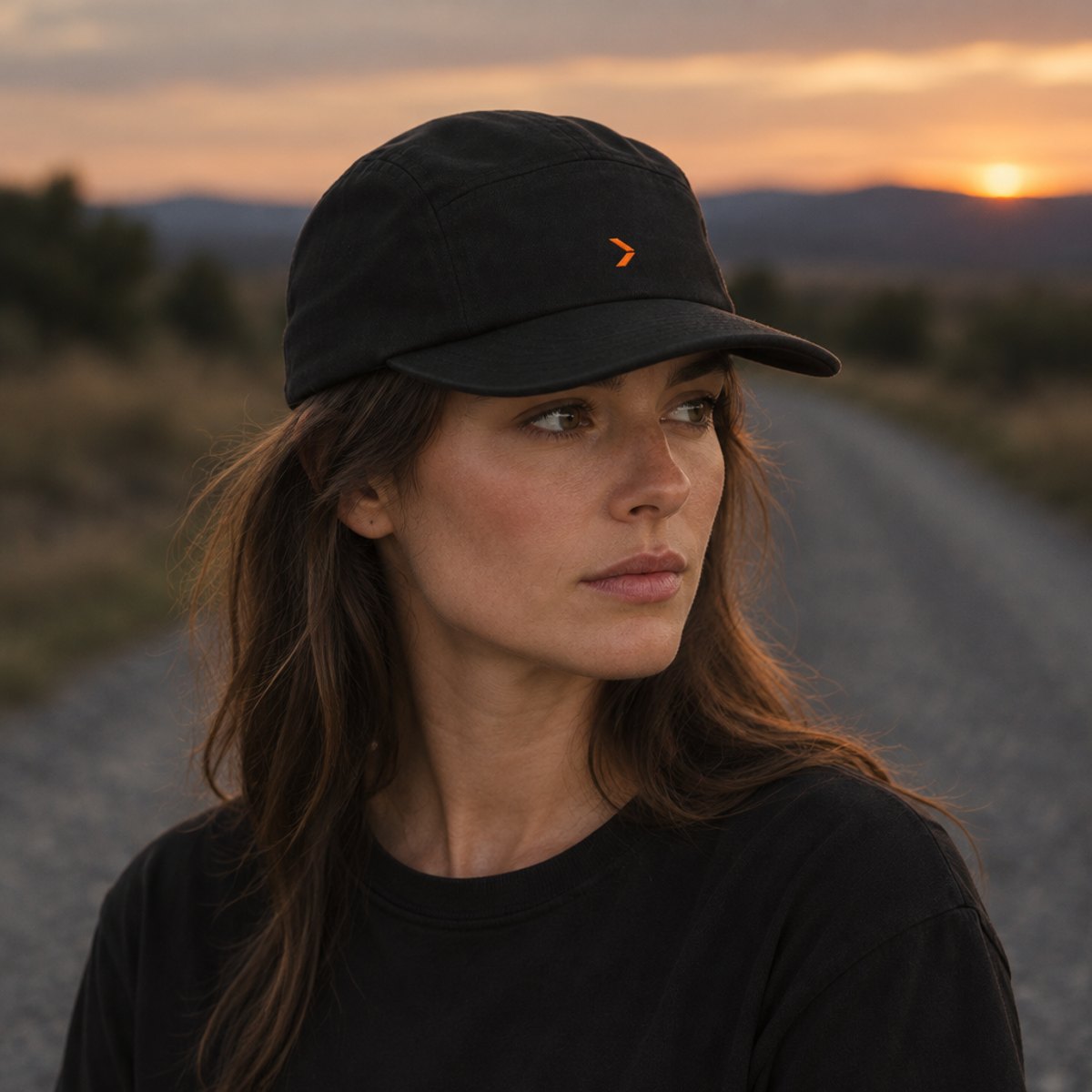 #57 Cap in Black