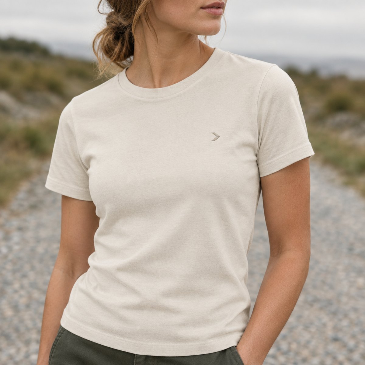 #8 Daily Tee in Bone