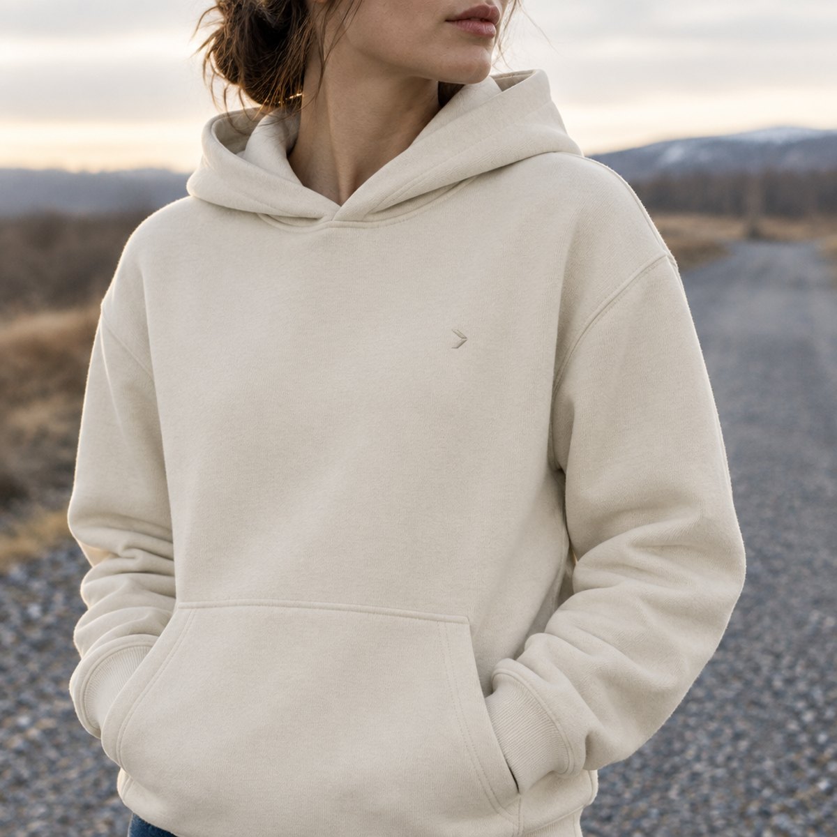 Fines Hoodie in Bone