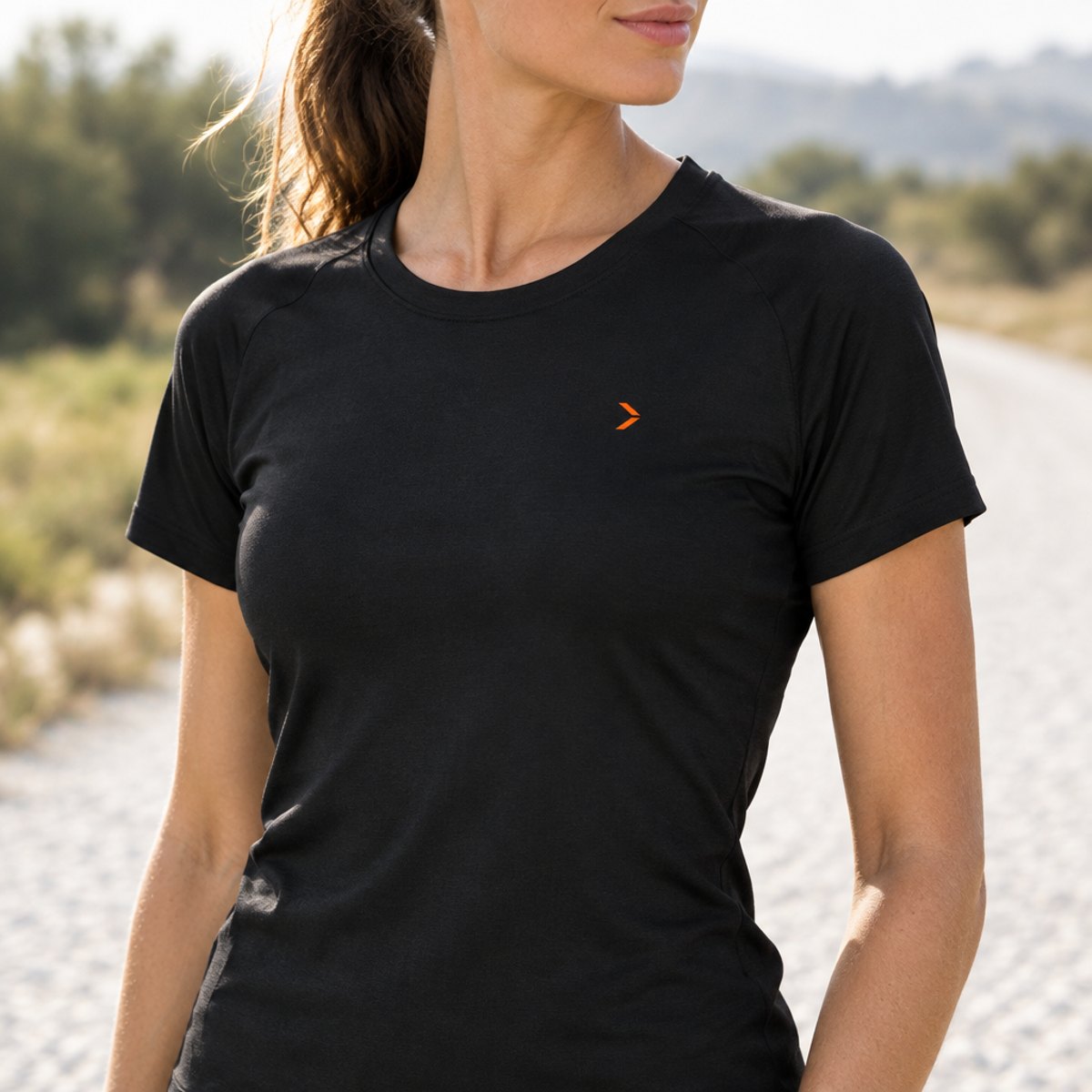 #57 Run Tee in Black